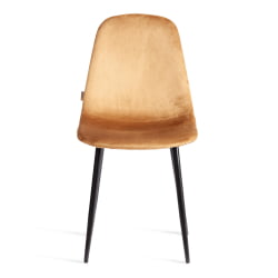 Стул для кухни BREEZE (mod. JSC-58) Велюр/металл , 44 х 53 х 86 см, brown (коричневый) HLR12 / черный
