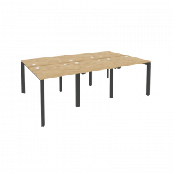 Рабочая станция на П-образном м/к ONIX O.MP-D.RS-6.0.7 Тиквуд Светлый/Антрацит Рабочая станция на П-образном м/к ONIX O.MP-D.RS-6.0.7 Тиквуд Светлый/Антрацит