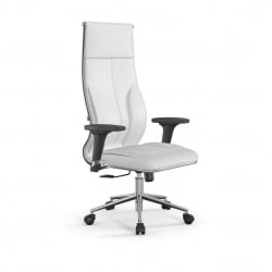 Кресло руководителя Мetta L 1m 46/2D Infinity Easy Clean (MPES) Комплект 7 Белое