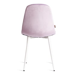 Стул для кухни BREEZE (mod. JSC-58) Велюр/металл , 44 х 53 х 86 см, Lavender (лавандовый) HLR26 / белый