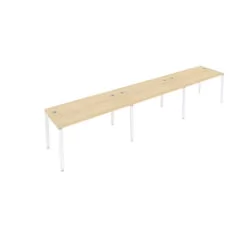 Рабочая станция на 3 раб.места Метал Сйстем Б.СМ-3.3 Акация/Белый / Metal System