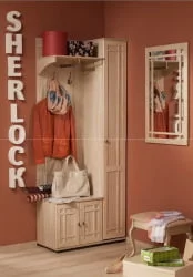 Фасад шкафа для обуви Sherlock 73 правый Дуб Сонома