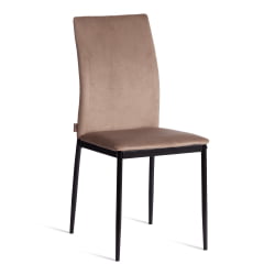 Металлический стул CAPRI (mod. BC565-DC) металл, флок, 43 х 53 х 92 см, Beige (бежевый) HLR8 / черный
