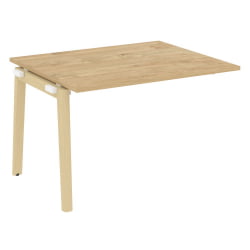 Проходной наборный элемент переговорного стола ОНИКС ВООД ОВ.НПРГ-2 Тиквуд Светлый/Светлый / ONIX WOOD OW.NPRG-2