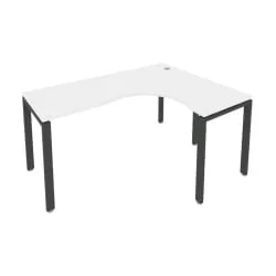 Стол письменный МЕТАЛ СЙСТЕМ БП.СА-4 Пр Белый/Антрацит / METAL SYSTEM