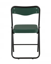 Складной стул Джонни black экокожа Зеленый