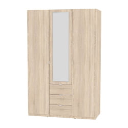 Шкаф распашный Р-198х135х45-3-ТР-М(ДСС) / R-198х135х45-3-TR-M(ДСС)