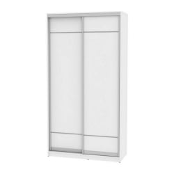 Белый шкаф-купе в спальню Б-220х120х60-1(Белый-Д7Д7) / B-220х120х60-1(Белый-D7D7)