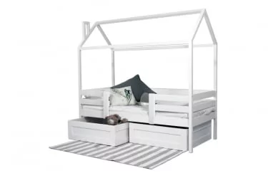 Кровать-домик RooRoom кд-22Р с ящиками Розовый Кровать-домик RooRoom кд-22Р с ящиками Розовый
