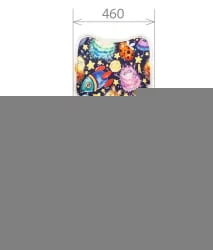 Детское кресло CХАИРМАН ТИН (Кидс) 102 черный пластик Зоопарк / CHAIRMAN (Kids)