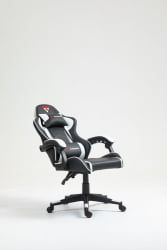 Кресло спортивное TopChairs Shadow черно-белый