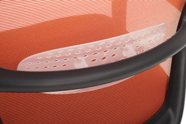 Кресло Фаст В-207 Черный Пластик/Оранжевый / Fast W-207