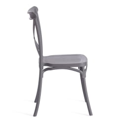 Стул CROSS (mod. PL24) пластик, 48 х 58 х 89 см, Dark-grey (темно-cерый) 15537
