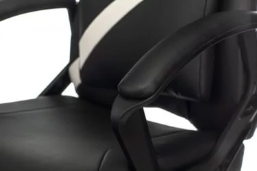 Геймерское кресло Бюрократ ZOMBIE DRIVER Черный-белый