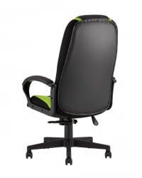 Геймерское кресло TopChairs ST-CYBER 9 GREEN черный/зеленый