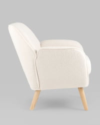 Кресло Ричи тедди Белый