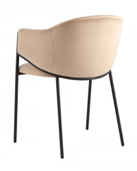 Стул Брасе велюр Капучино / Brace