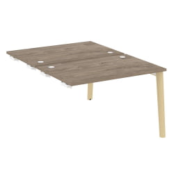Стол-приставка двойной к опорным элементам ONIX WOOD OW.D.SPR-2.8 Тиквуд Темный/Светлый Стол-приставка двойной к опорным элементам ONIX WOOD OW.D.SPR-2.8 Тиквуд Темный/Светлый