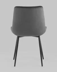 Стул Остин велюр Темно-серый