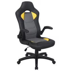 Кресло компьютерное BRABIX Skill GM-005 Черное/желтое
