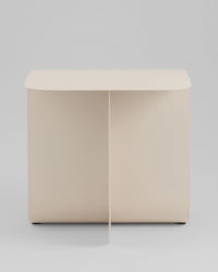 Журнальный столик Лауре металл светло-серый / Laure