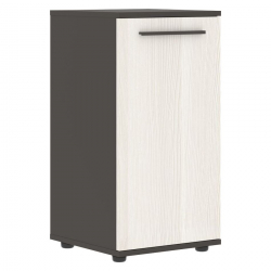 Шкаф колонка с глухой малой дверью ЕДИС ЕЛCС 42.1 Ясень Траун Мокко Мокко / EDIS ELCS