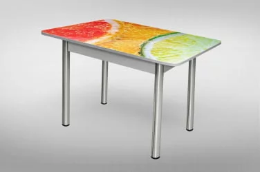 Большой обеденный стол Прямоугольный 1200х700 фп КИВИ 2 ЛДСП серый