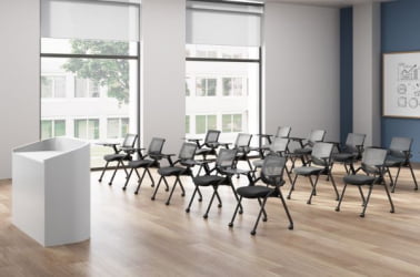 Кресло-конференц CLIP EASY Т202347 пдл ЧЕРНЫЙ/ЧЕРНЫЙ