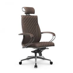 Кресло руководителя Metta L 2c 44C/K116 Infinity Easy Clean (MPES) Комплект 2 Светло-коричневое