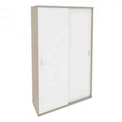 Шкаф-купе с полками ОНИКС О.СХК-1.1 Дуб Аттик/Белый / ONIX O.SHK-1.1