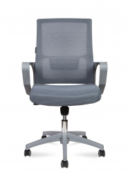 Кресло офисное Макс ЛБ грэй / Макс ЛБ грей 818БГ / LB Max LB grey 818BG