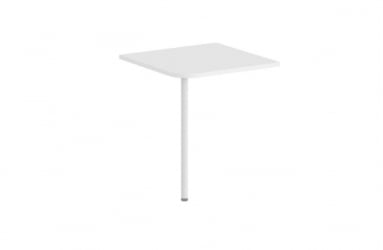 Приставка угловая для стола на одной опоре Sigma SG.462.WH Белая