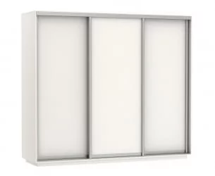 Шкаф-купе трехдверный Экспресс Трио Элемент 2400х2200х Белый снег / 2400х2200h