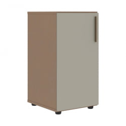 Шкаф-колонка с глухой малой дверью (левый) ВЕЛИОН ВЛCС 40.1 Л Аметист Кобра / VELION VLCS L