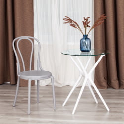 Стул THONET (mod. PL62) пластик, 42 x 52 x 89 см, Grey (Cерый) 09