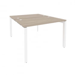 Рабочая станция на П-образном м/к ОНИКС О.МП-Д.РС-2.2.7 Дуб Аттик/Белый / ONIX O.MP-D.RS-2.2.7