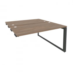 Стол-приставка двойной на О-образном м/к к опорым элем. ОНИКС О.МО-Д.СПР-3.7 Дуб Аризона/Антрацит / ONIX O.MO-D.SPR-3.7