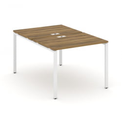 Рабочая станция двухсторонняя на 2 места CONCEPT CN.DRS-001 Сандал Янтарный Белый