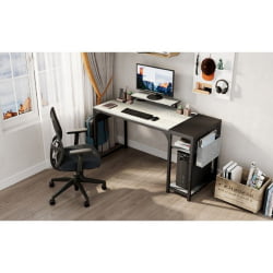 Письменный стол с полками EUREKA ZX-SS140B-OGB с шириной 140 см Oak Grey
