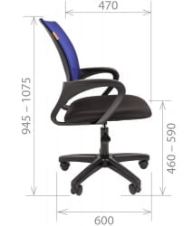 Кресло оператора CHAIRMAN 696 LT Синий