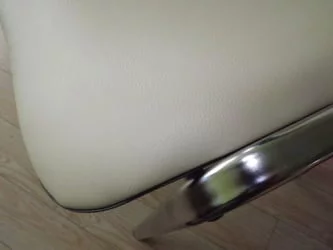 Стул для посетителей Iso CF-001 хром кожзам Бежевый