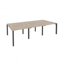 Рабочая станция на П-образном м/к ОНИКС О.МП-Д.РС-6.1.7 Дуб Аттик/Антрацит / ONIX O.MP-D.RS-6.1.7