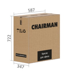 Кресло для оператора CHAIRMAN 020 ткань T-75 Бирюзовый