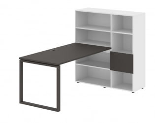 Рабочая станция ЕДИС ЕКРСТ 1215 Мокко Мокко Белый / EDIS EQRST