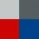 светло-серый RAL 7035, графитовый RAL 7012, красный, синий