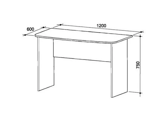 Письменный стол Сити 5.1 Мадейра_1