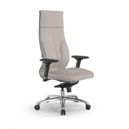 Кресло руководителя Мetta L 1m 46/4D Infinity Easy Clean (MPES) Комплект 1 Светло-бежевое_0