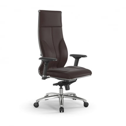Кресло руководителя Мetta L 1m 46/4D Infinity Easy Clean (MPES) Комплект 1 Темно-коричневое_0