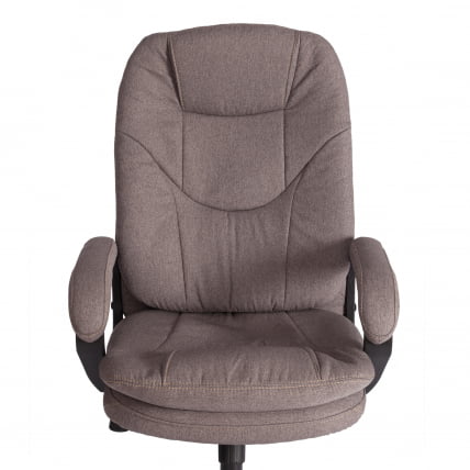 Кресло COMFORT LT (22) ткань рогожка Nice, мокко (серо-бежевая)_5