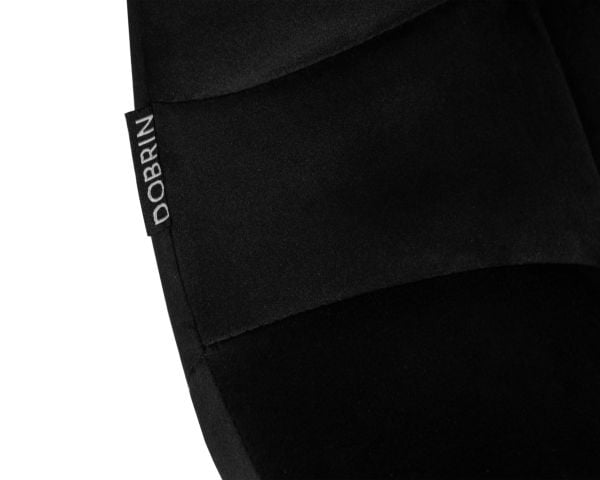 Стул барный ДОБРИН НИCОЛЕ (черные матовые ножки, черный велюр (108-77)) 2 шт / DOBRIN NICOLE_8